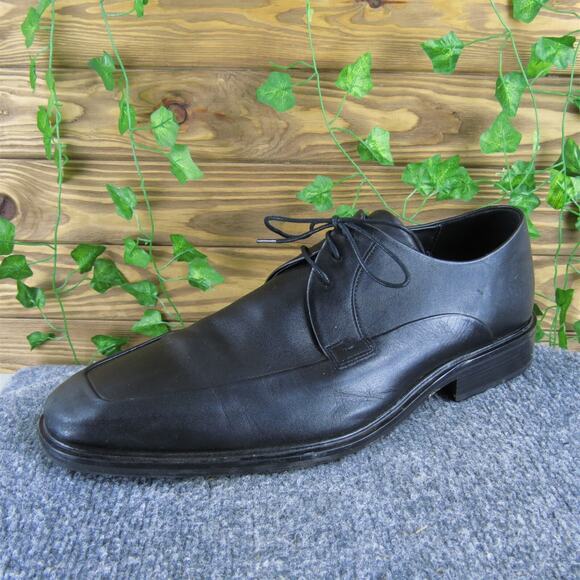 Cole Haan Men's NikeAir Derby Oxfords Black Leather 13 Medium Gently Used 2025‎ - Picture 1 of 8